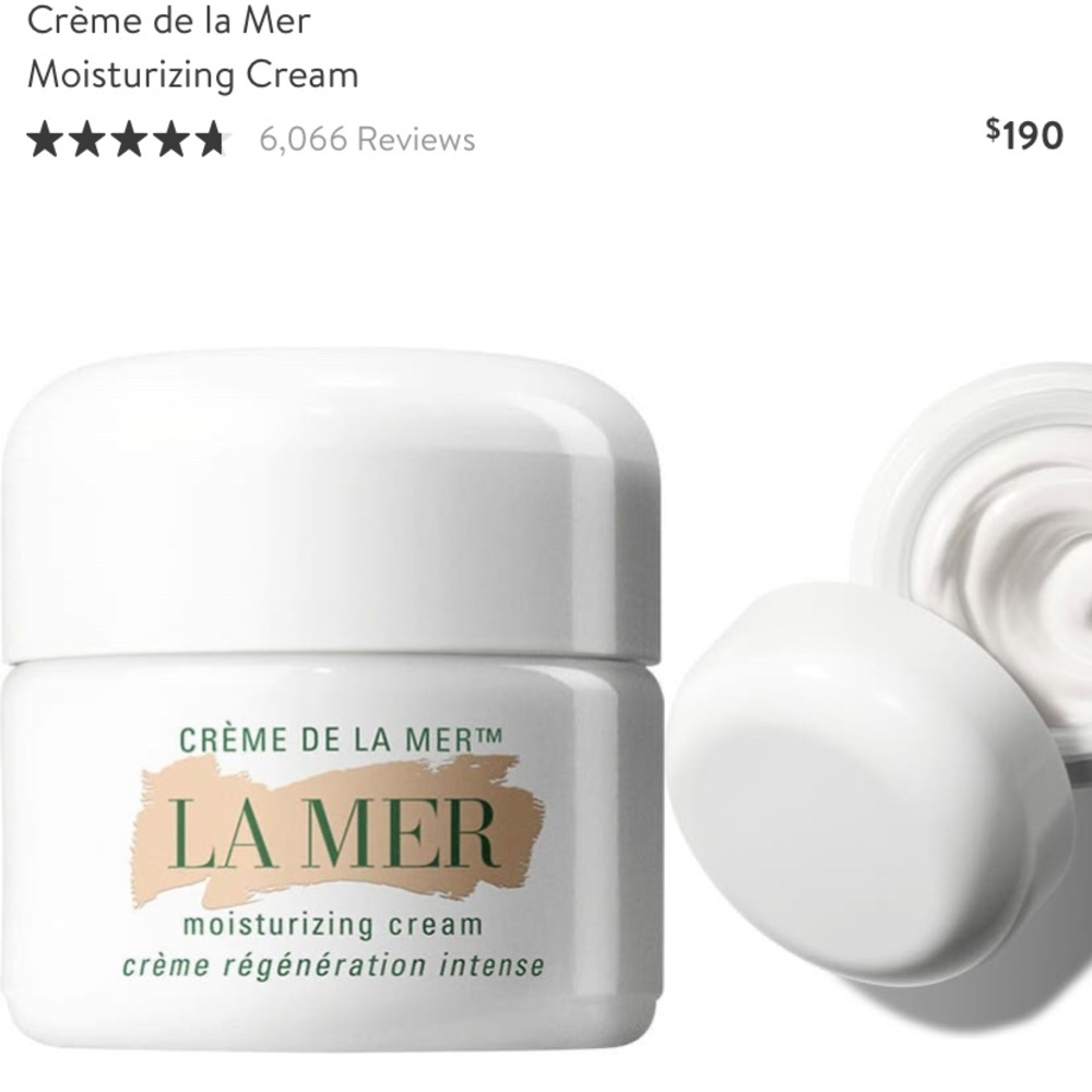 Creme de la mer moisturizing original cream 1oz w/goodies